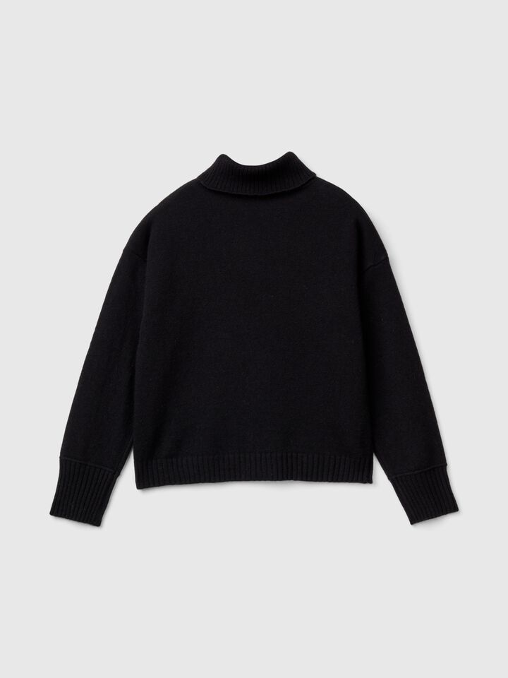 TURTLE NECK SWEATER Junior Girl image number 2